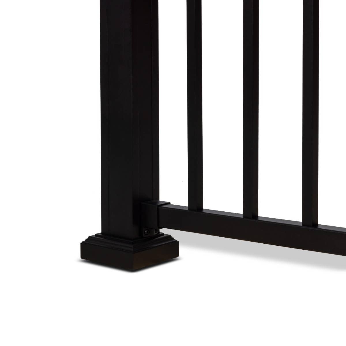 Black 6-Ft x 36-in Aluminum Deck Railing Kit U331