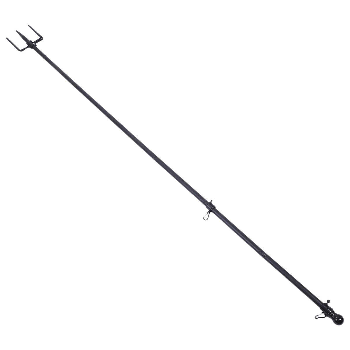 Stainless Steel In Ground Flag Pole with 5 Prongs Base N184