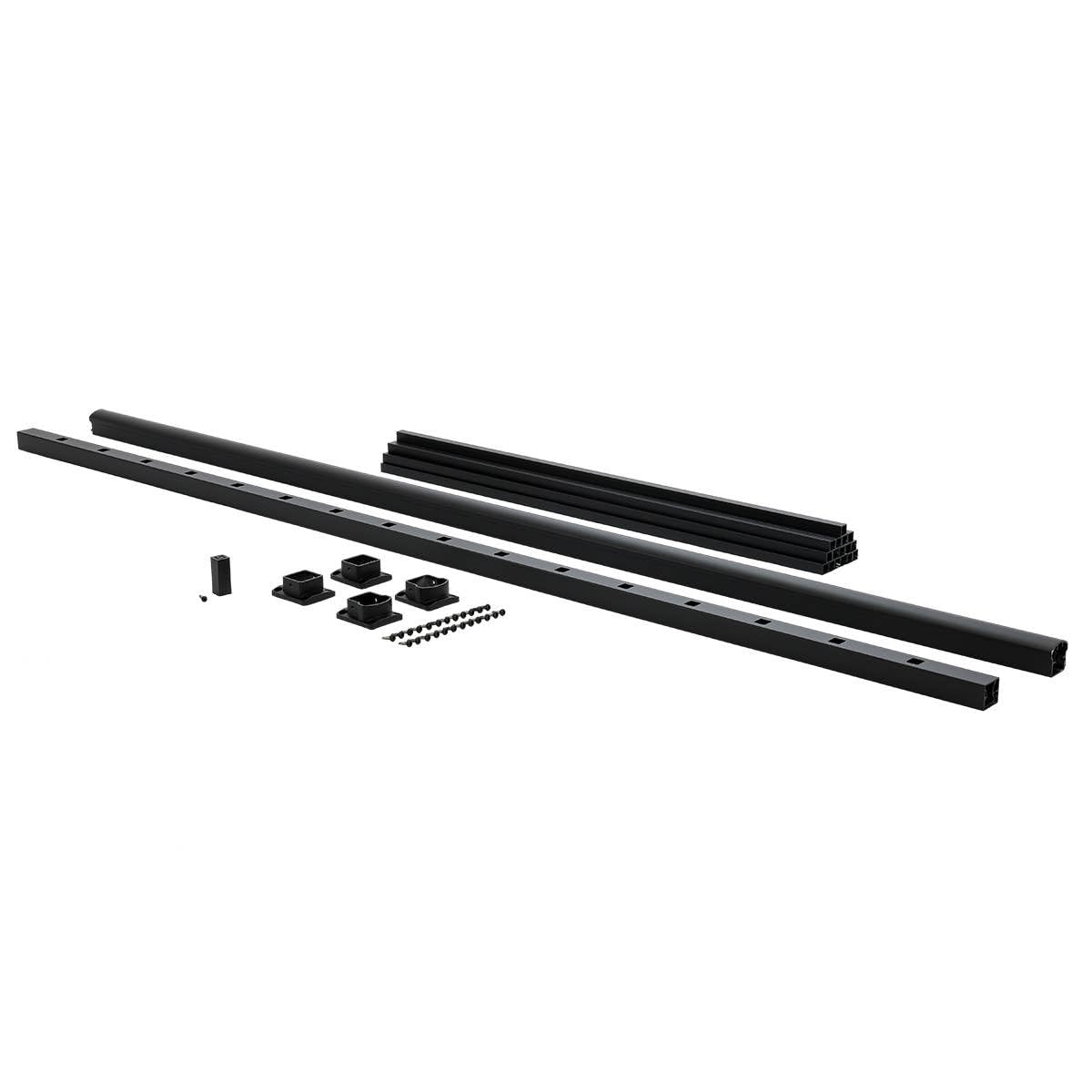 Black 6-Ft x 36-in Aluminum Deck Railing Kit U331