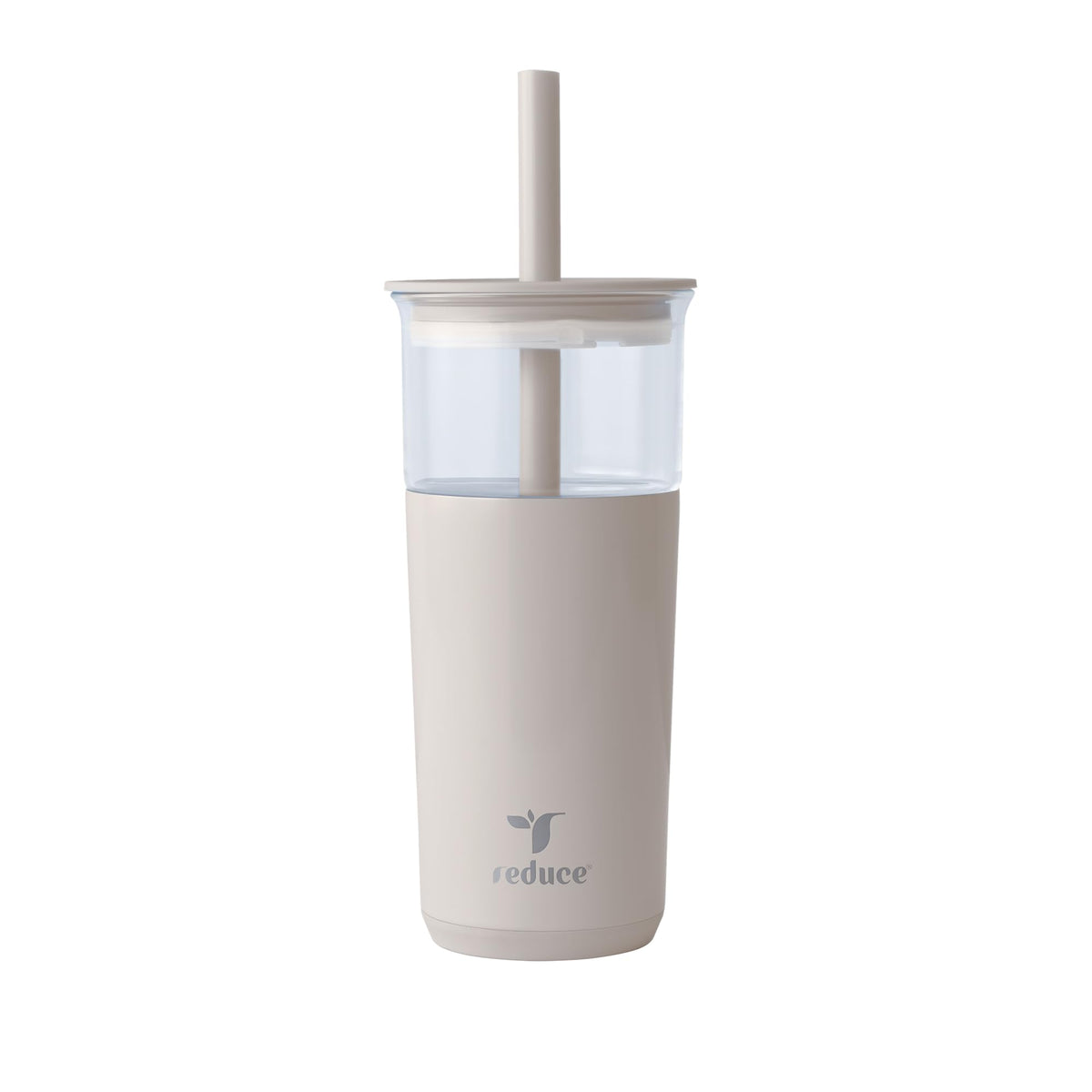 20oz Vacuum Insulated Glass Tumbler with Straw & Lid D435