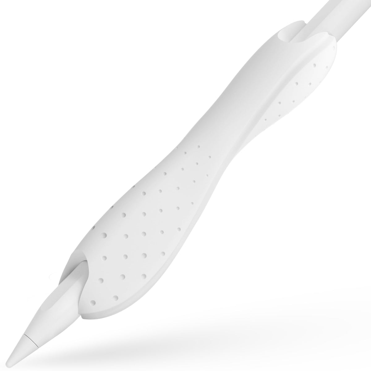 Compatible with Apple Pencil Pro 1st/2nd Generation USB-C Silicone Sleeve White Z892
