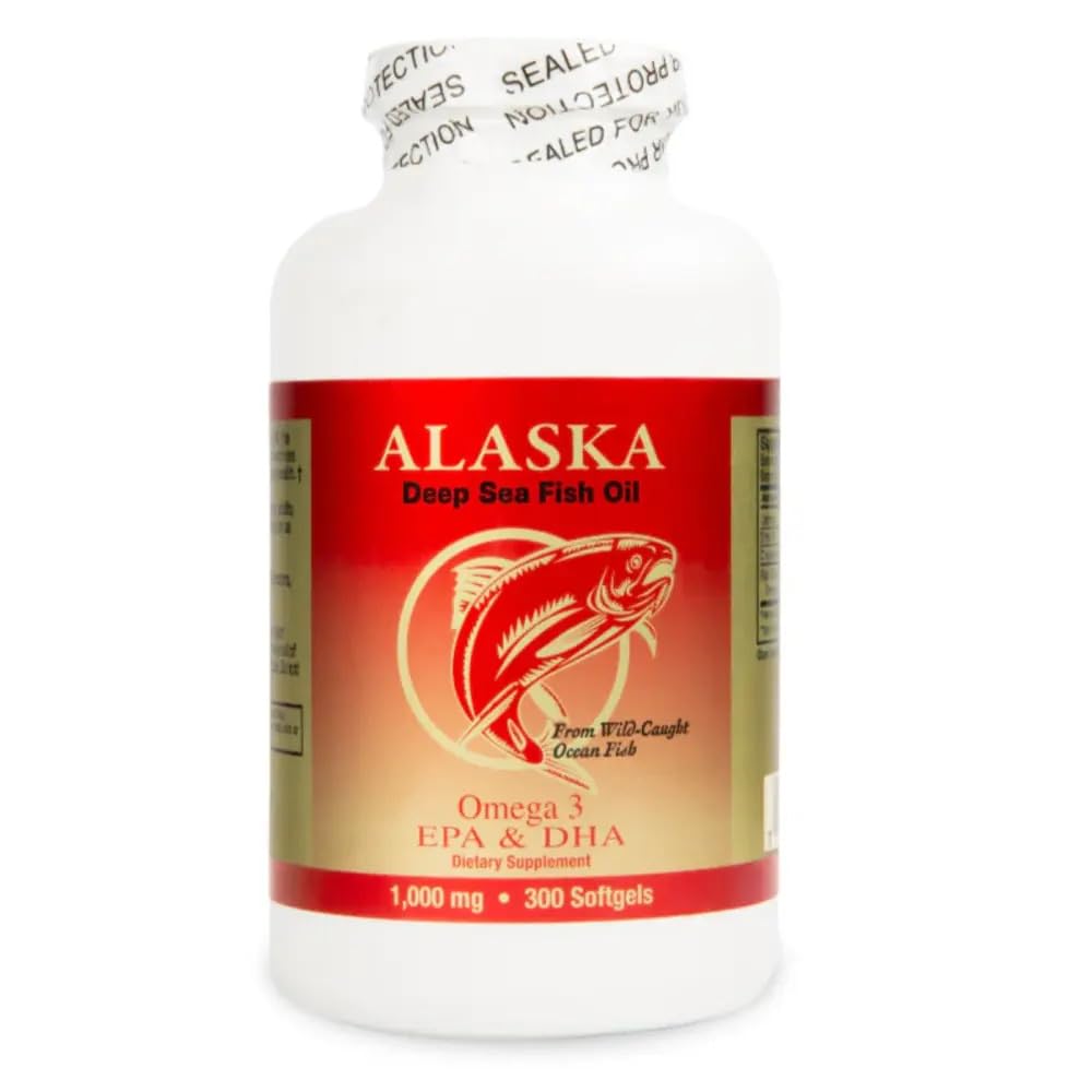 Omega 3 Fish Oil 1000mg 300 Softgels U70642