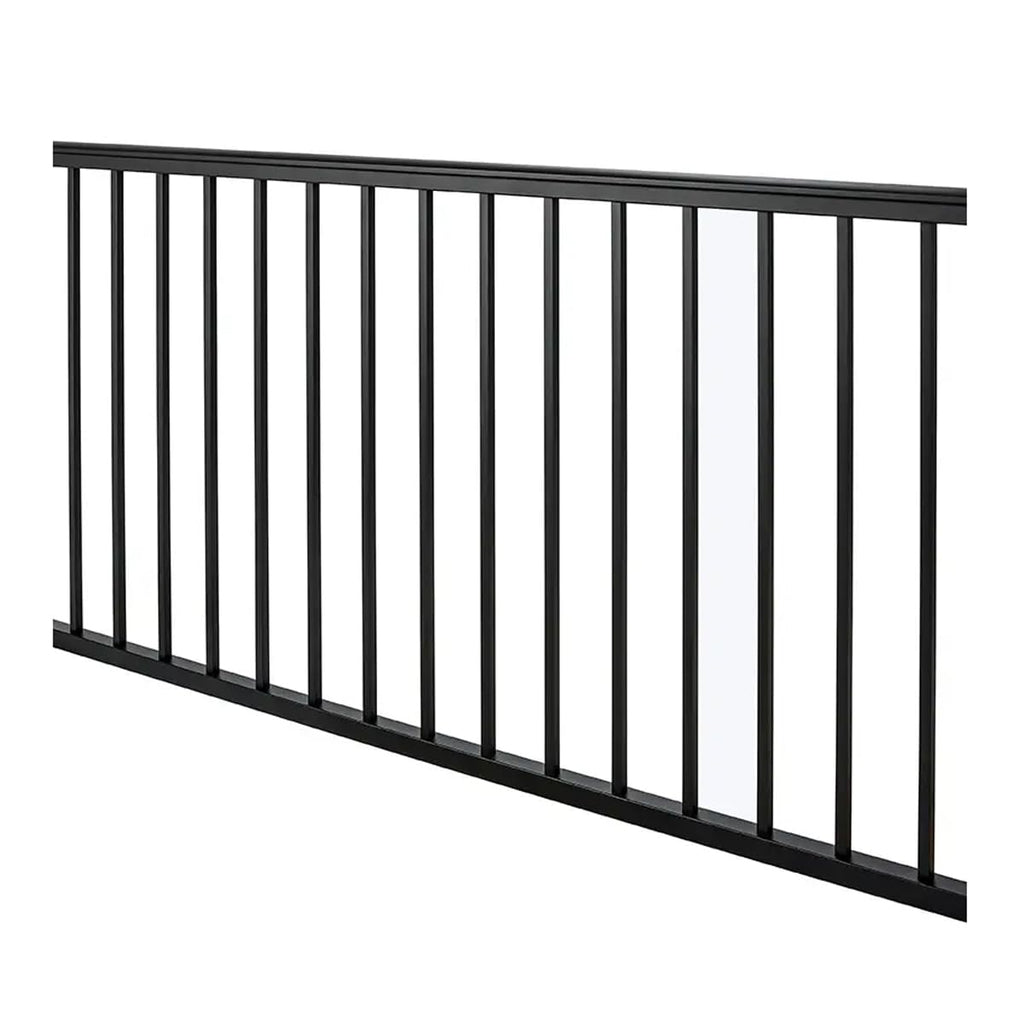 Black 6-Ft x 36-in Aluminum Deck Railing Kit U331