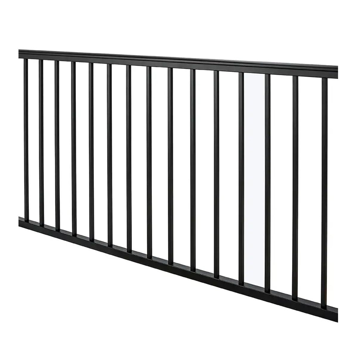 Black 6-Ft x 36-in Aluminum Deck Railing Kit U331