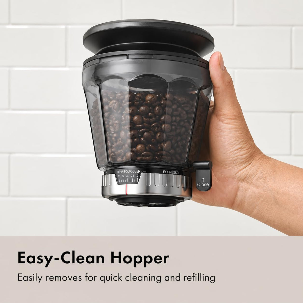 Conical Burr Coffee Grinder with 45 Grind Settings Q251129