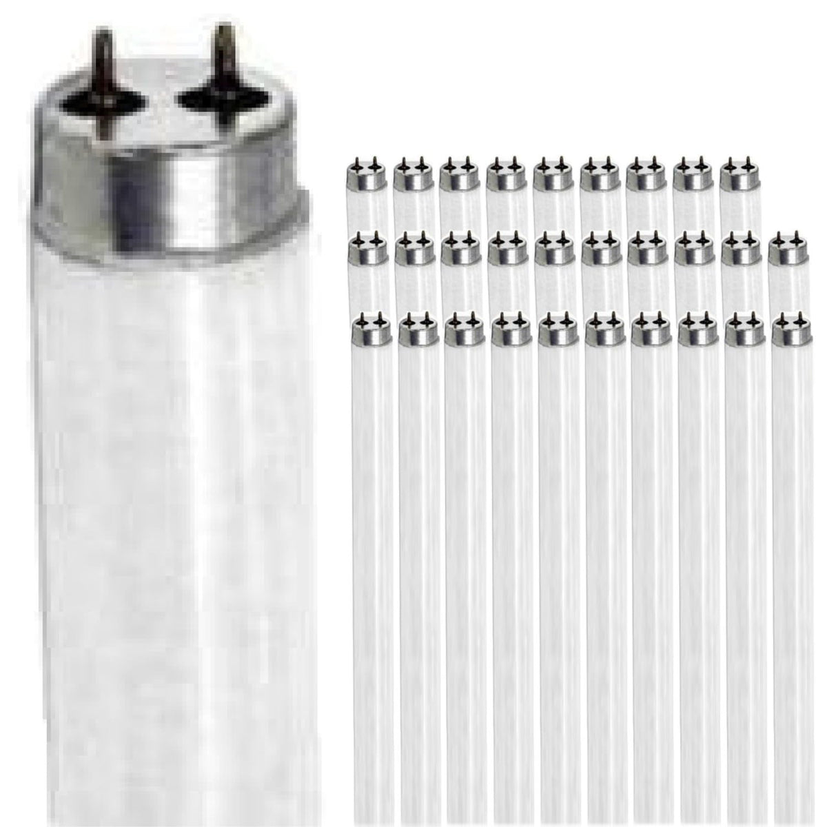 24 Inch 20W 2700K Warm White T9 Fluorescent Tube Light Bulb G13 Bi-Pin Base 2 Foot Linear Lamp Pack of 30 Y412
