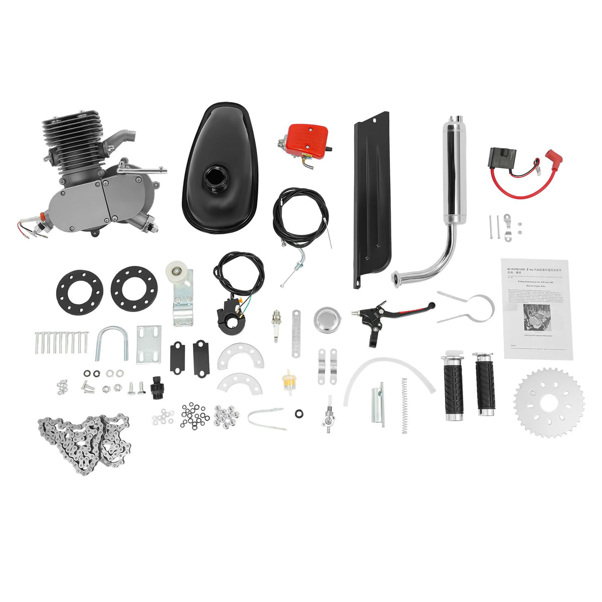 2 Stroke 100cc Bike Engine Kit with Air-Cooling System X9017