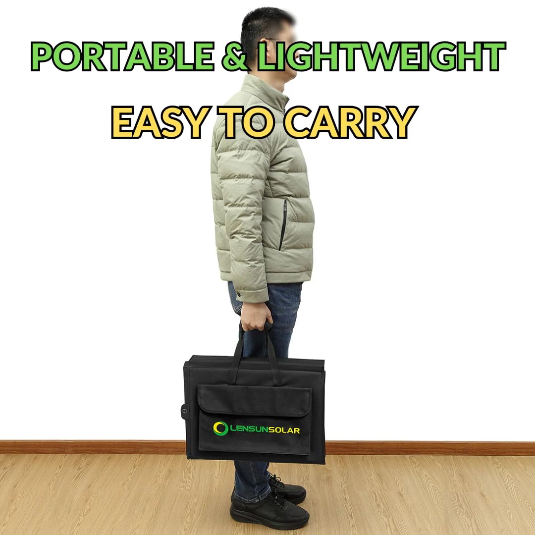 300W 12V Portable Solar Panel Blanket with 20A MPPT Charger Controller T53307