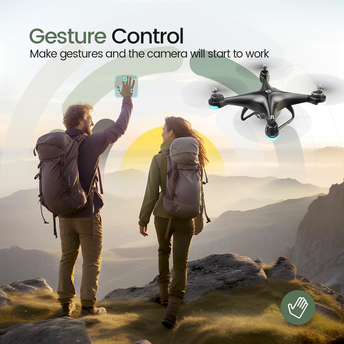 FPV RC Drone with 1080P HD Camera 2 Batteries Y1281