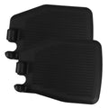 Black Wheelchair Foot Rest 1 Pair Replacement Footplates D333