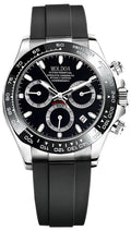 Men's Analog Quartz Chronograph Waterproof Silicone Strap Watch Q7927