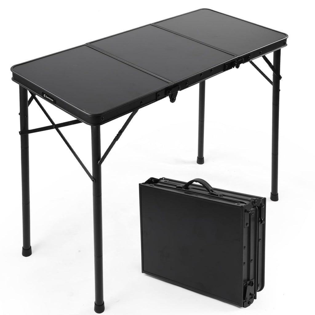 Small Folding Camping Table Black Z63381