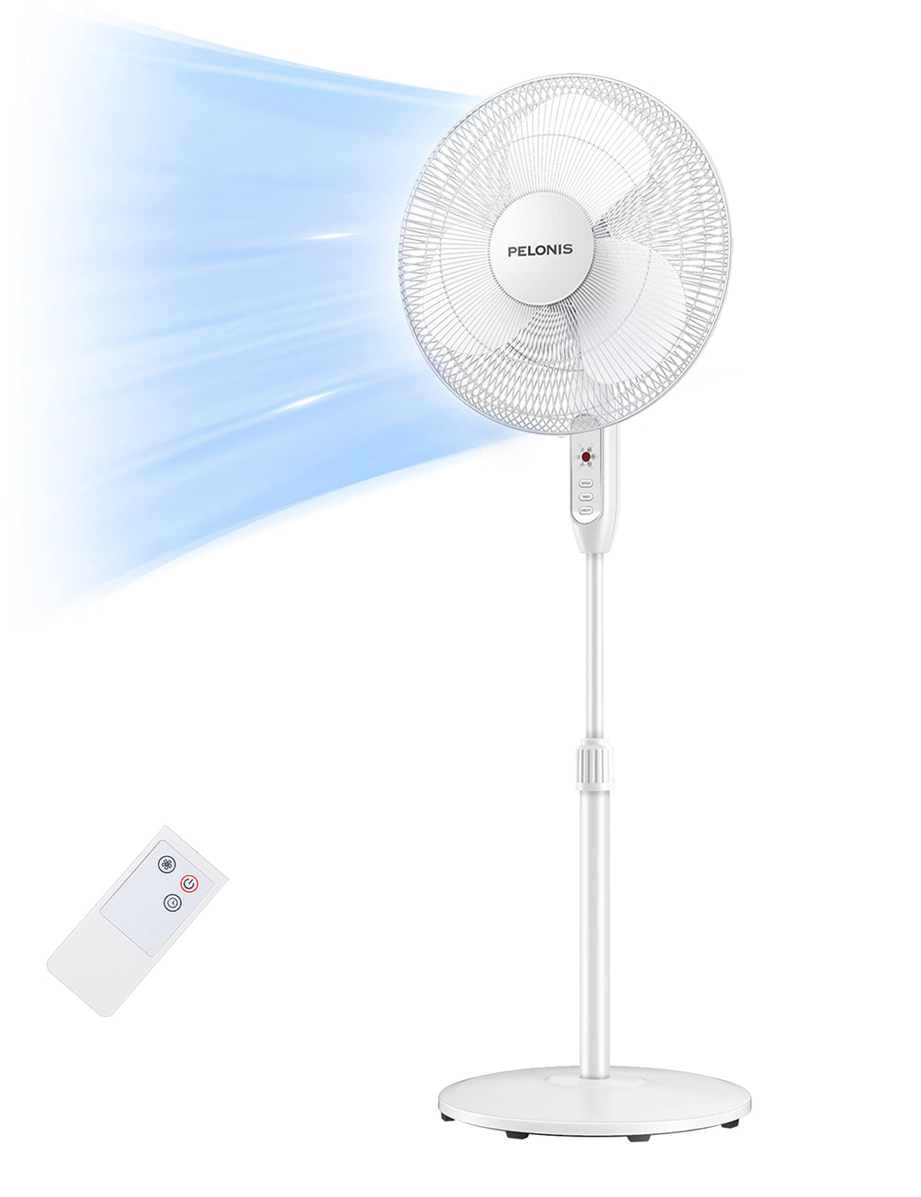 16'' Oscillating Pedestal Fan and 12-Inch Oscillating Table Fan T119176