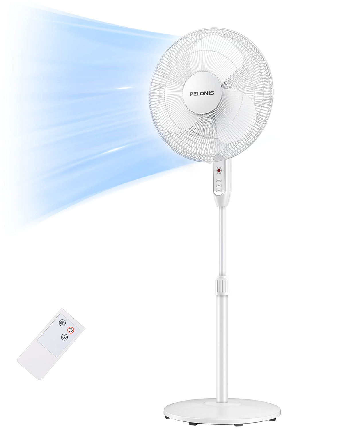 16'' Oscillating Pedestal Fan and 12-Inch Oscillating Table Fan T119176