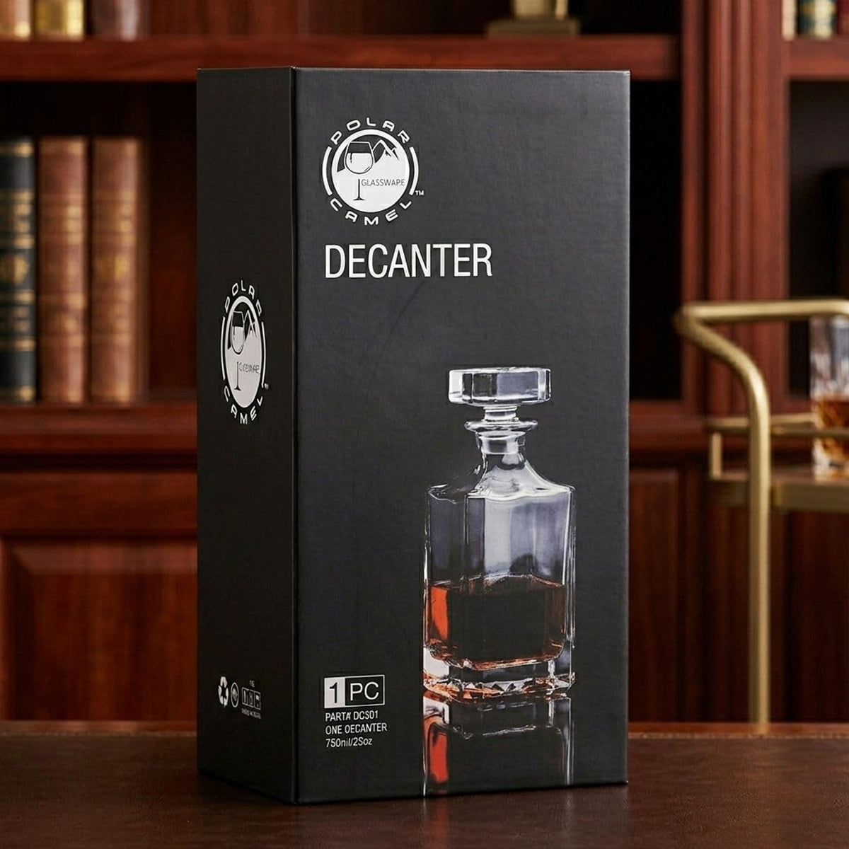 Irish Coat of Arms Whiskey Decanter 750 mL K282