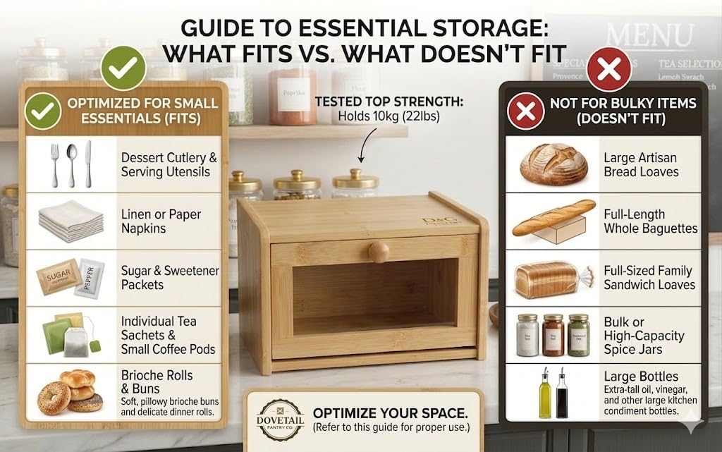 Bamboo Bread Box with Lid O391162