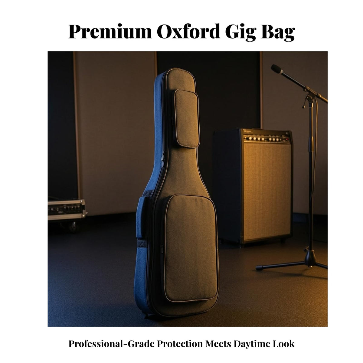 Electric Guitar Carrier Case with 15mm Padding Oxford Cloth Gig Bag G50278