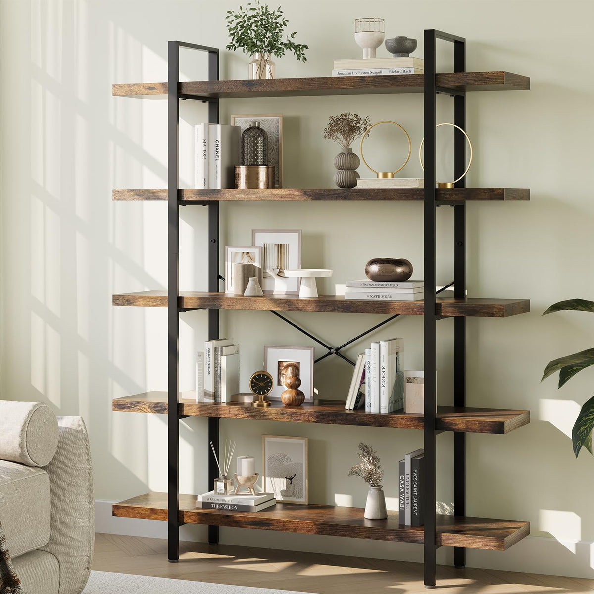 Heavy Duty 5 Tier Industrial Bookcase K920