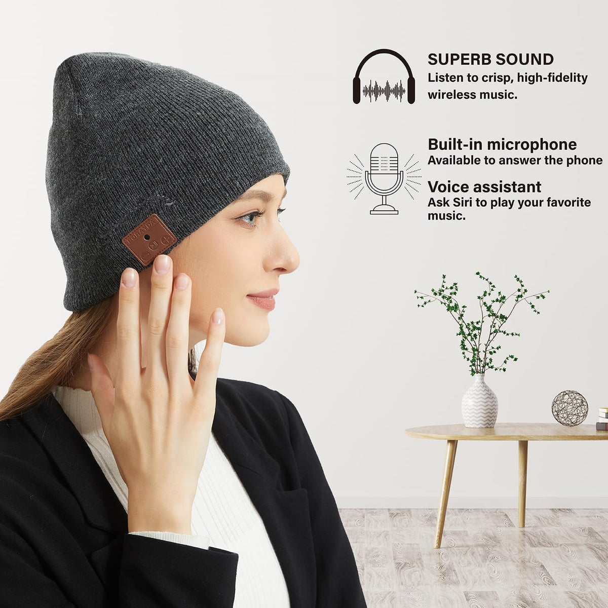 Merino Bluetooth Beanie N4989