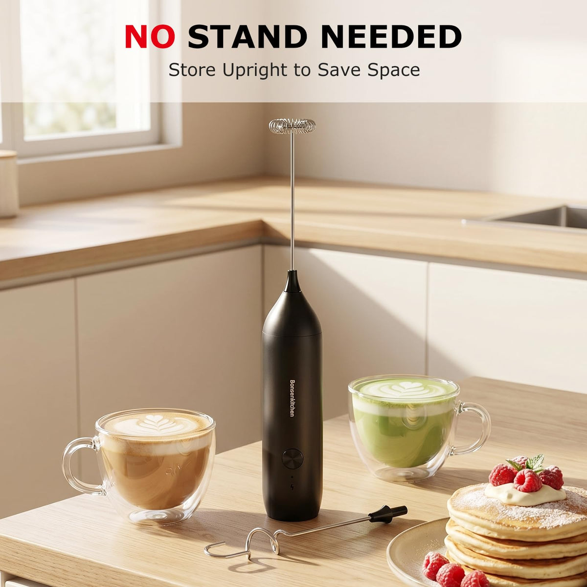 Rechargeable Handheld Milk Frother T49853
