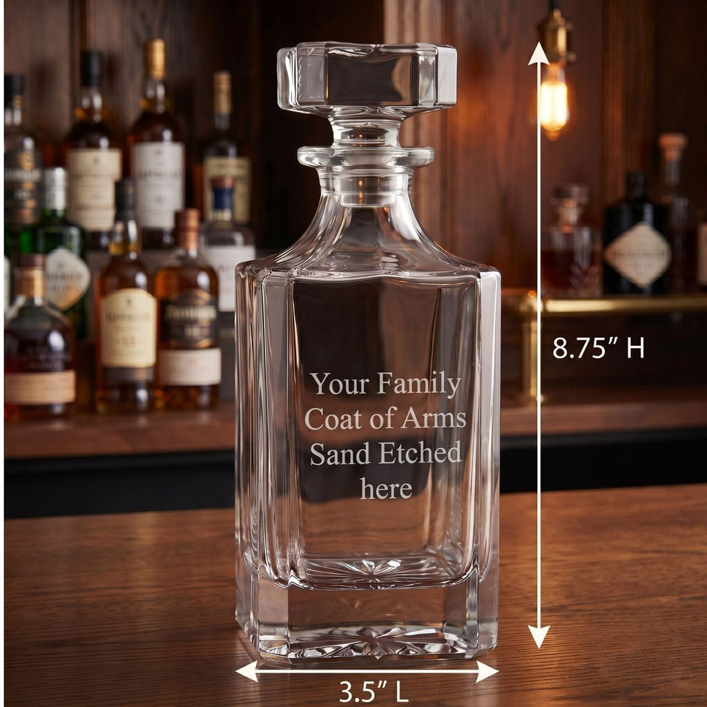 Irish Coat of Arms Whiskey Decanter 750 mL K282