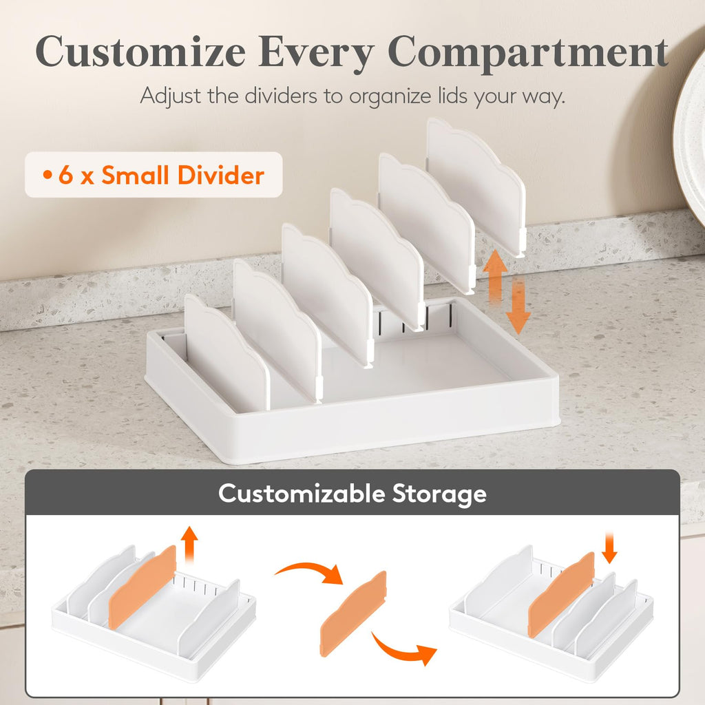 Kitchen Cabinet Organizer with 7 Sections M429700