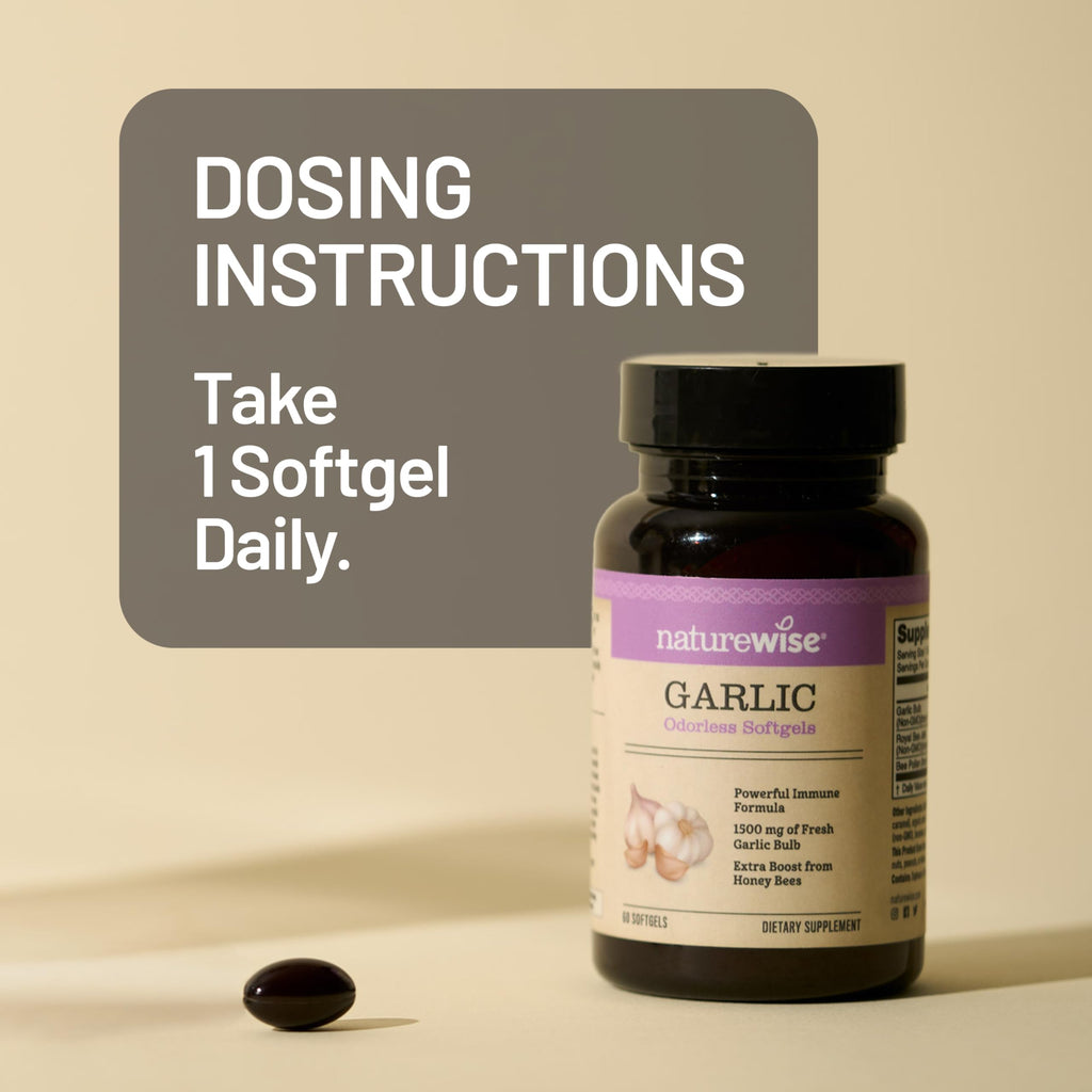 Odorless Garlic Softgels with Royal Jelly & Pollen H56838