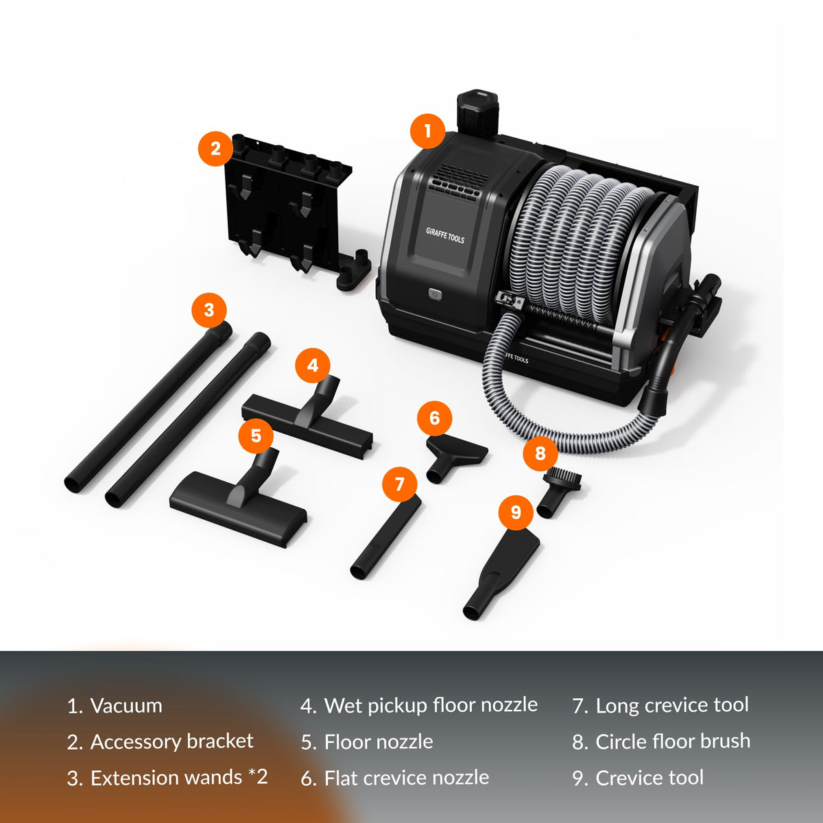 Garage Vacuum Cleaner with 30FT Hose F7265