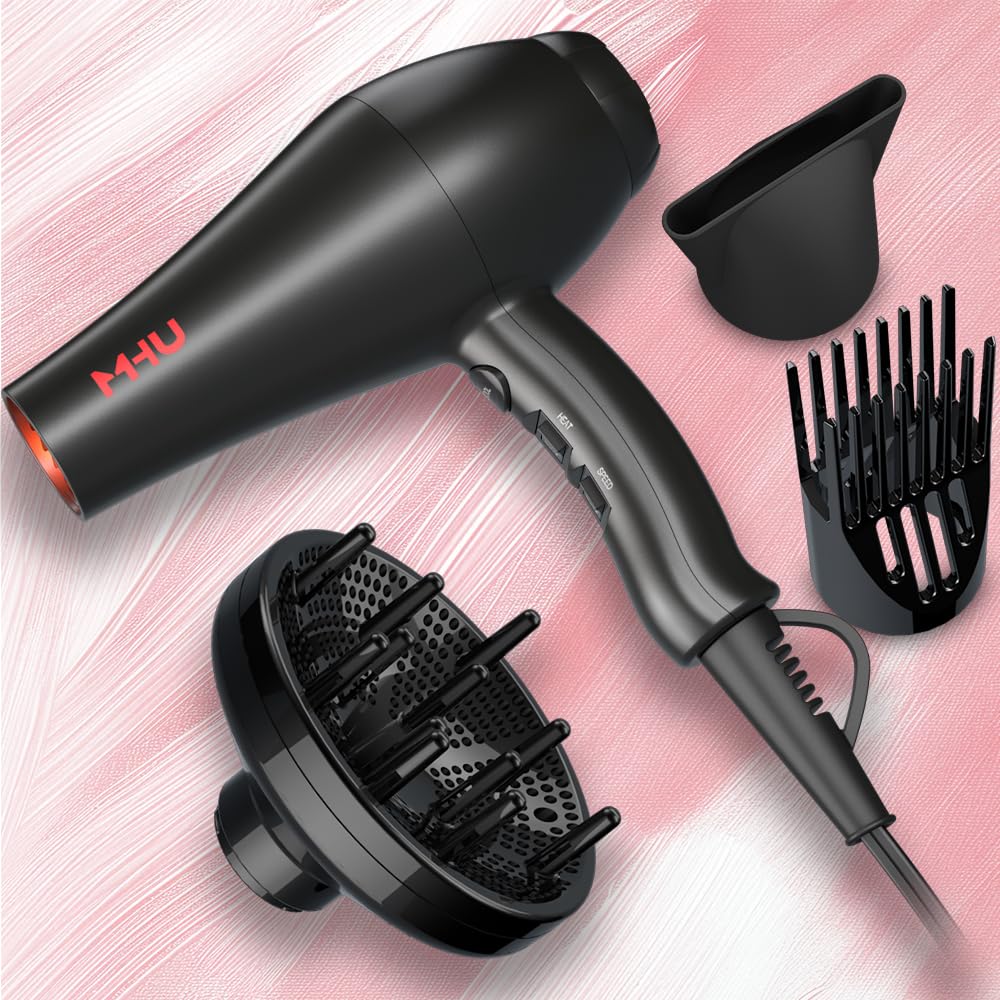 1875W Far Infrared Hair Dryer Black M945