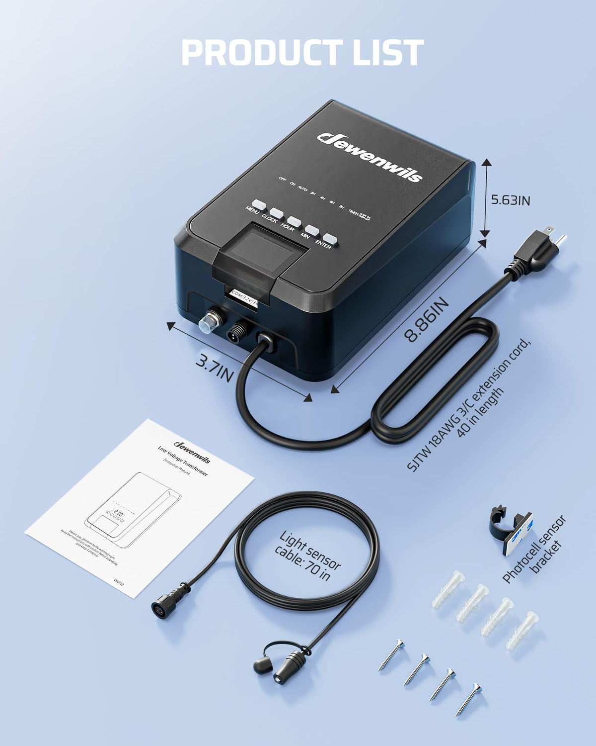 200W Low Voltage Landscape Transformer Y660957