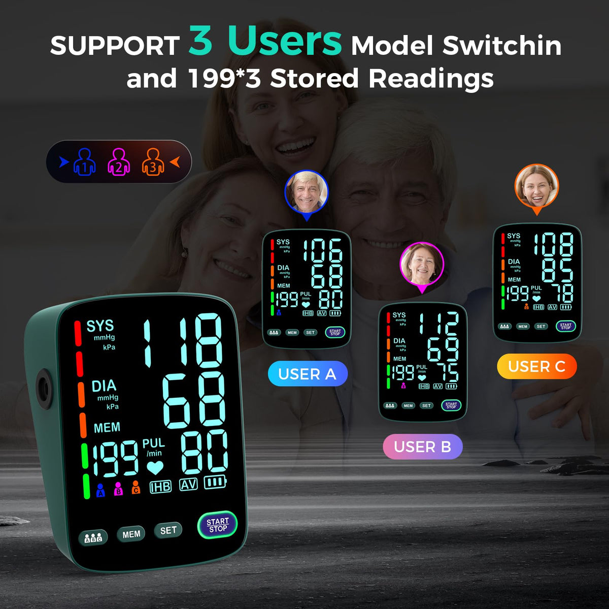 Upper Arm Blood Pressure Monitor Q848312