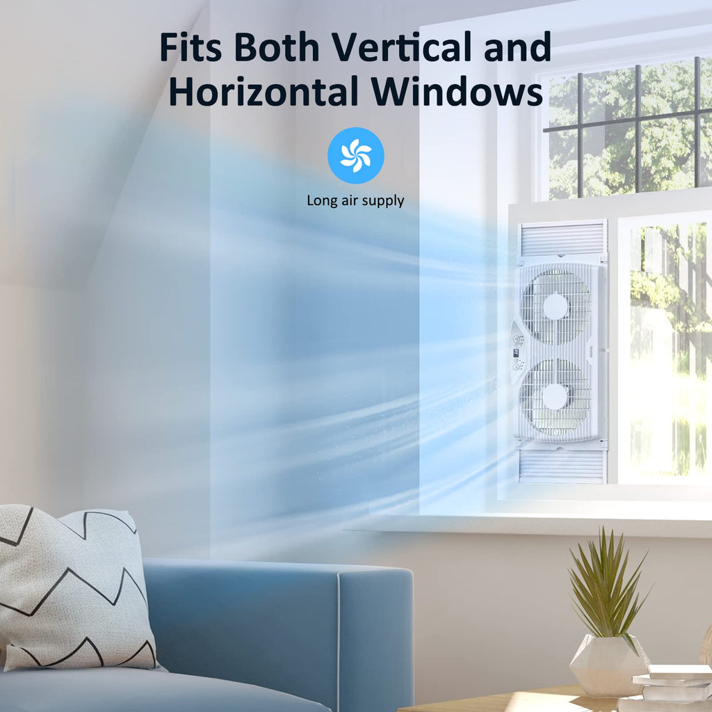 9'' Window Fan with Thermostat Y5750