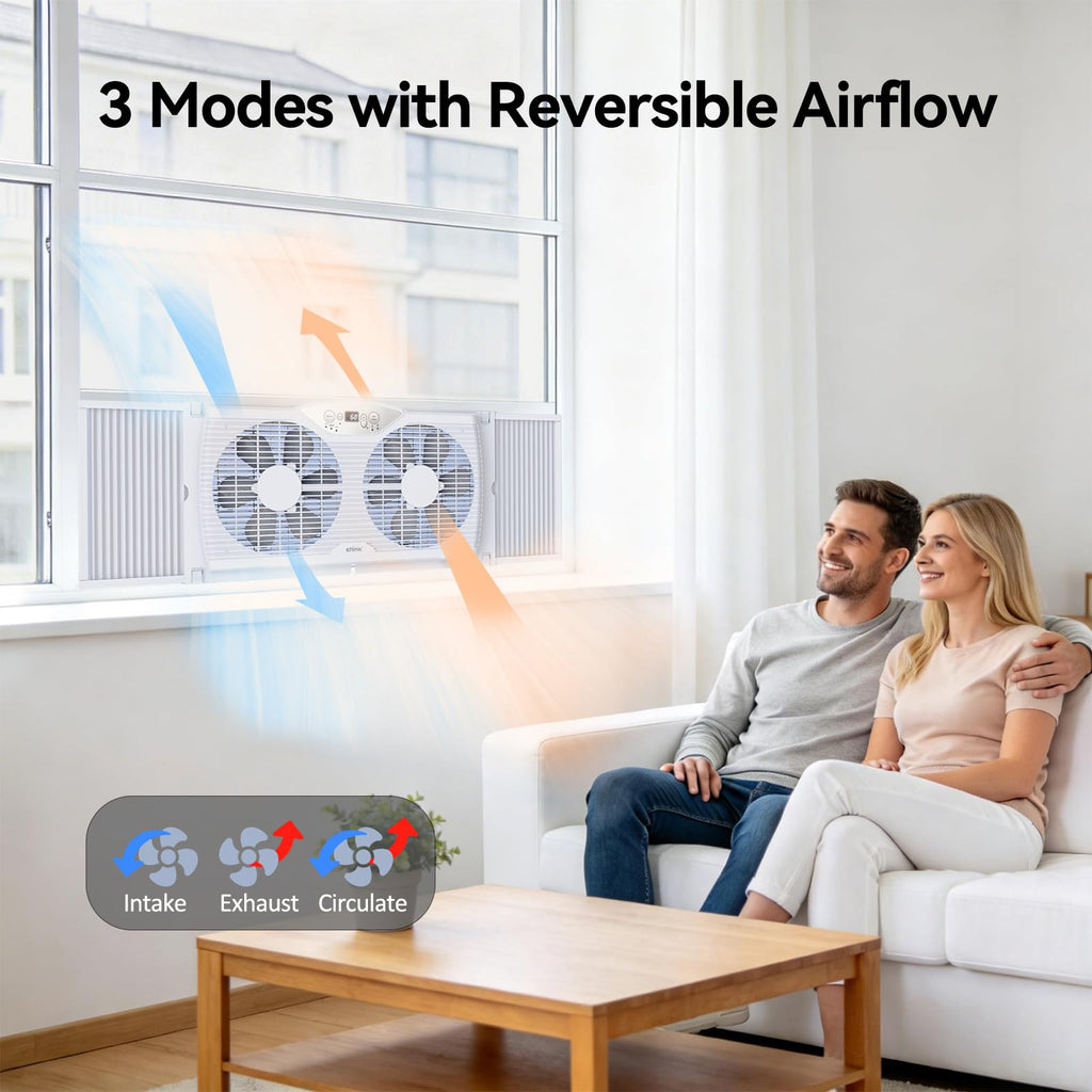 9'' Window Fan with Thermostat Y5750