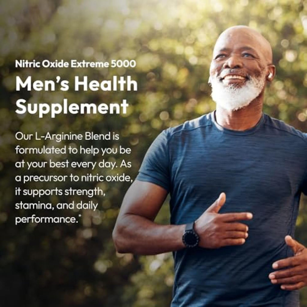 L-Arginine Men's Health Supplement 60 Capsules Pack of 3 A7703