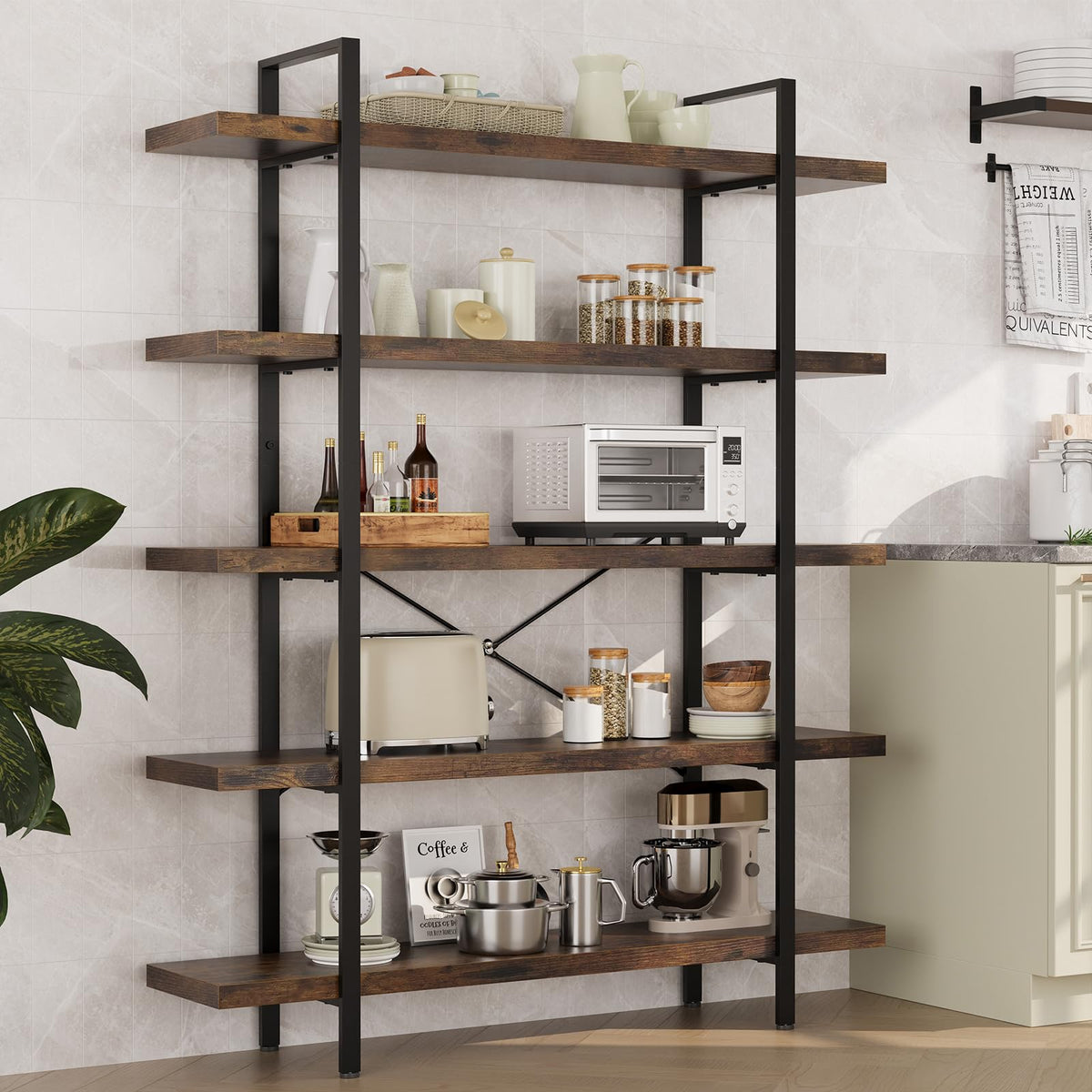 Heavy Duty 5 Tier Industrial Bookcase K920