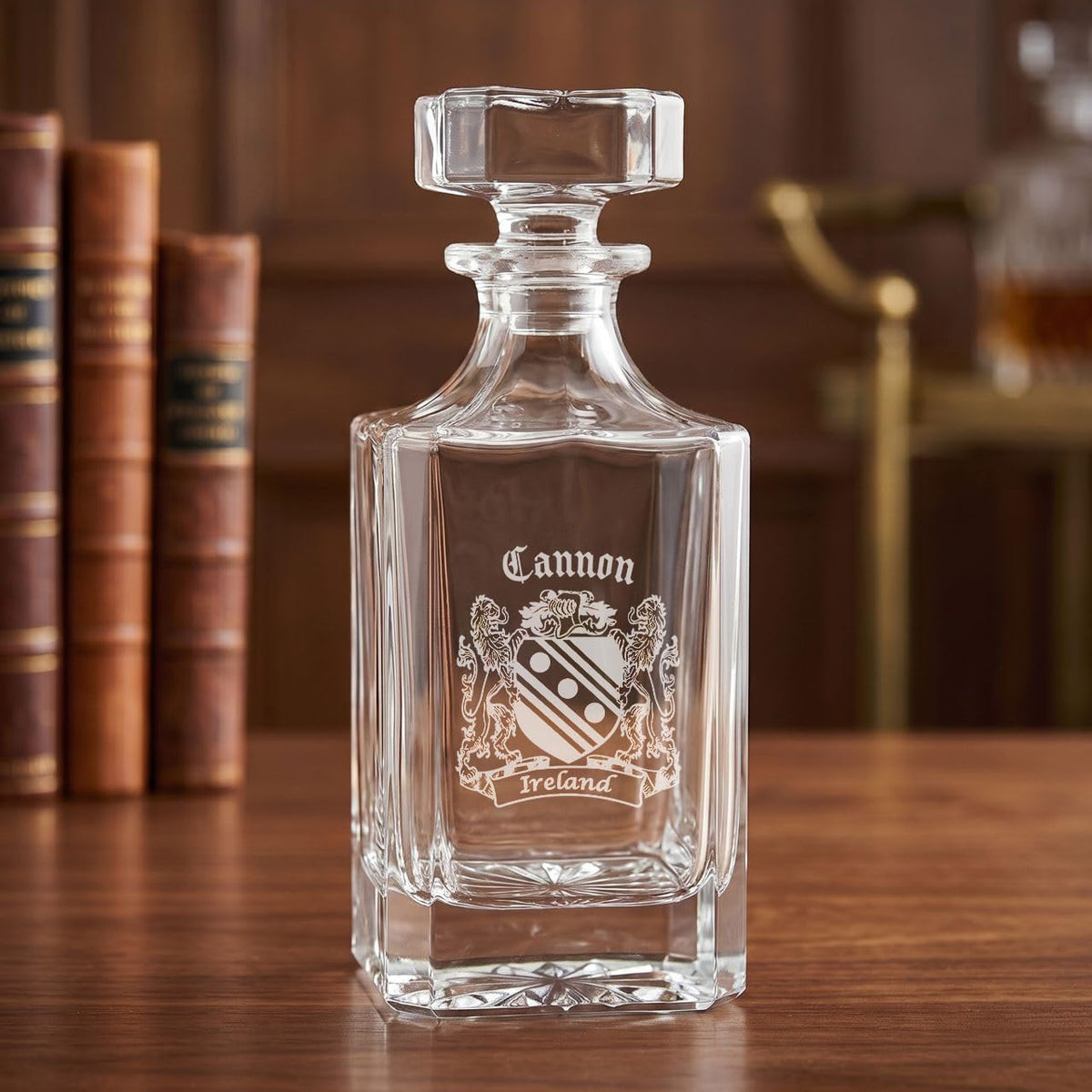 Irish Coat of Arms Whiskey Decanter 750 mL K282
