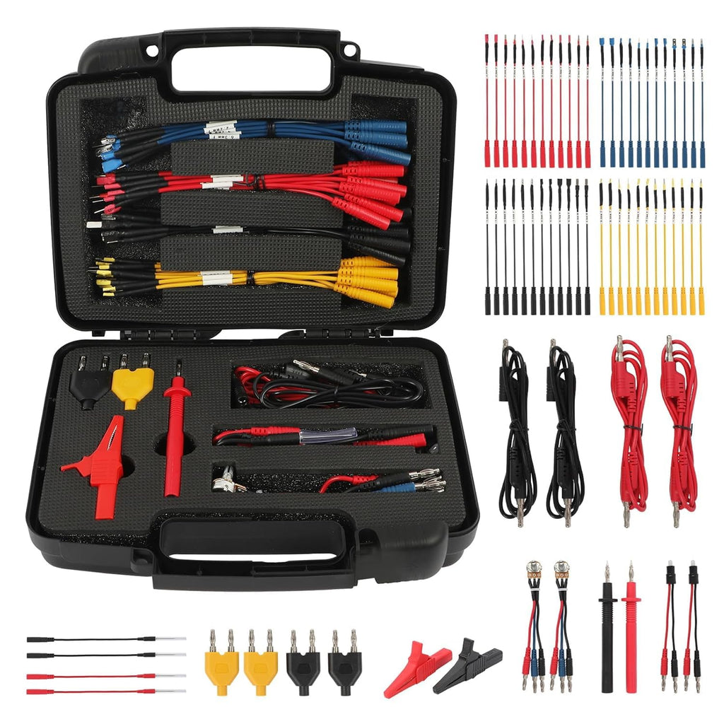 68PCS Multimeter Test Leads Kit with Alligator Clips and Banana Plug Adapters J834105