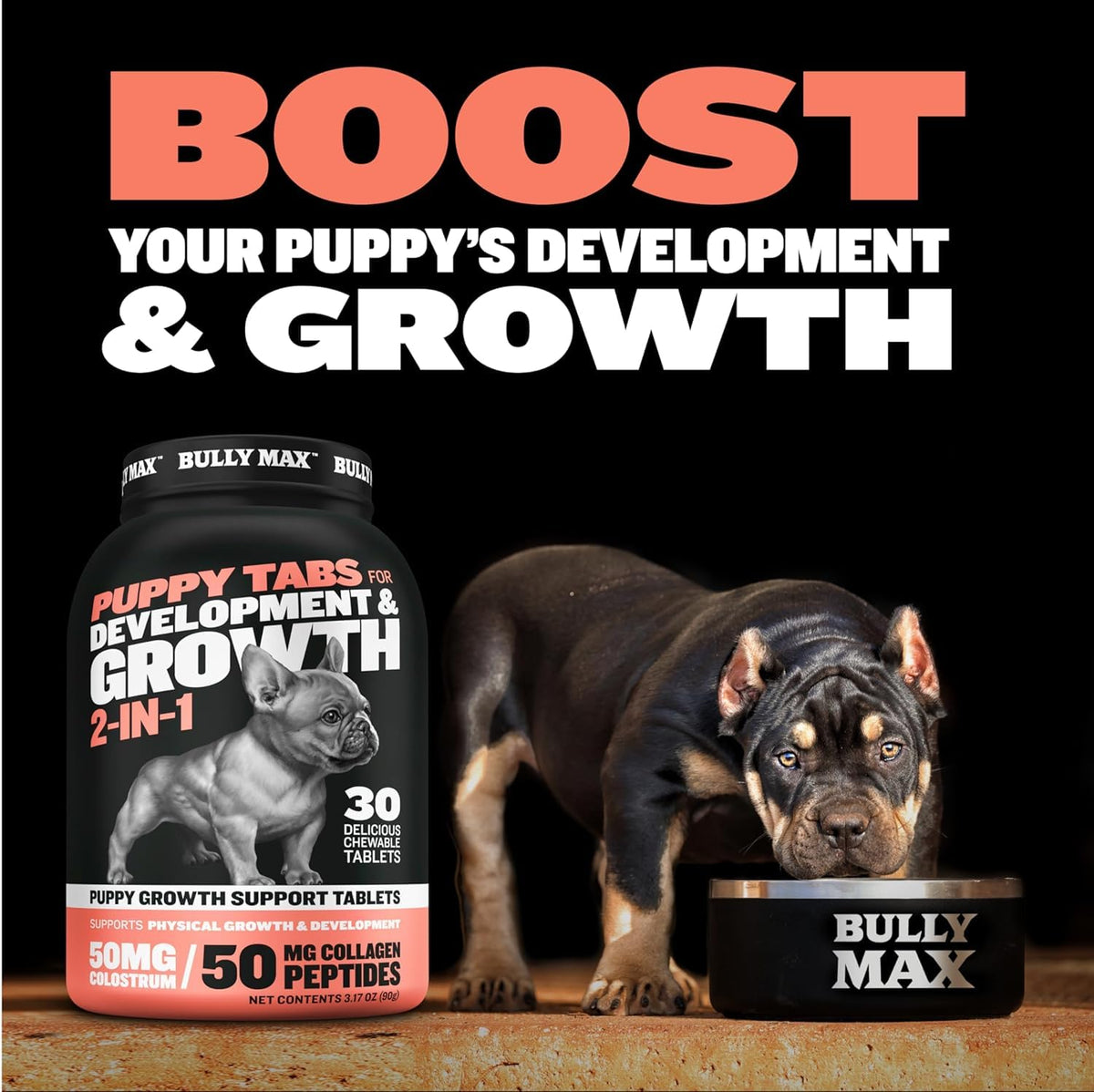 High-Protein Lamb Puppy Food, Vitamin Tabs & Power Tabs K243210