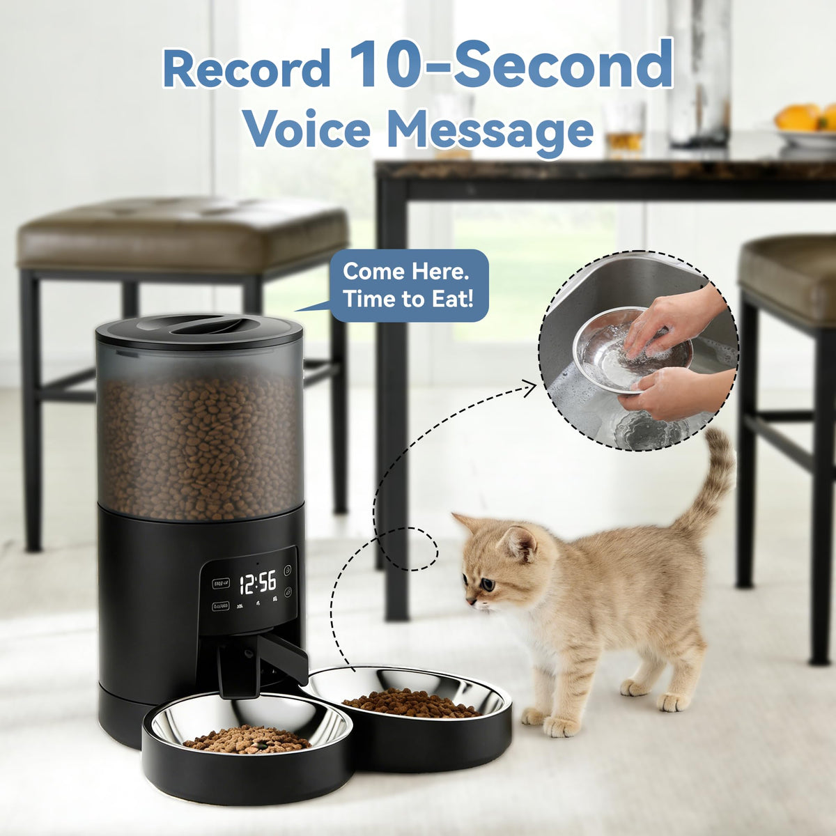 Automatic Cat Feeder 6L S56836
