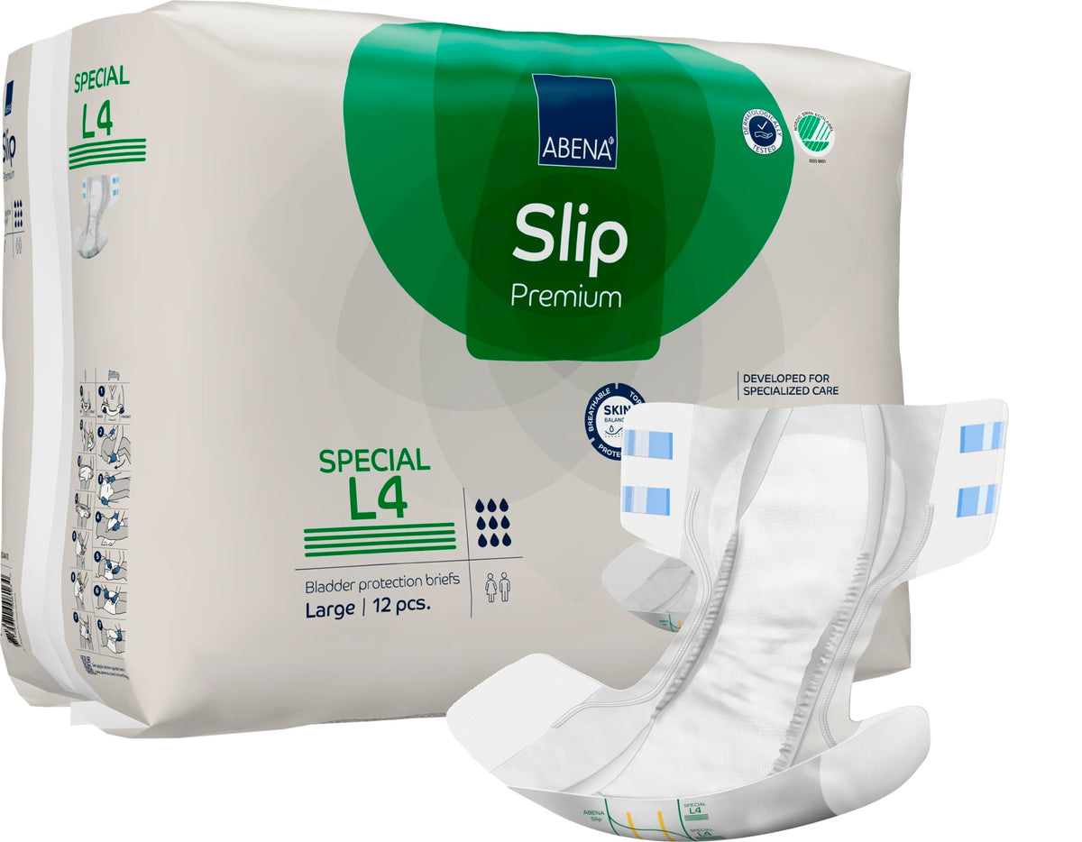 Adult Diapers, Heavy Absorbency, Large, 12 Count P71147