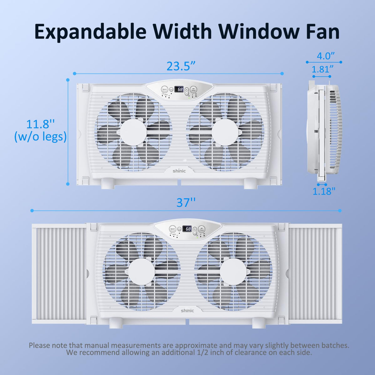 9'' Window Fan with Thermostat Y5750