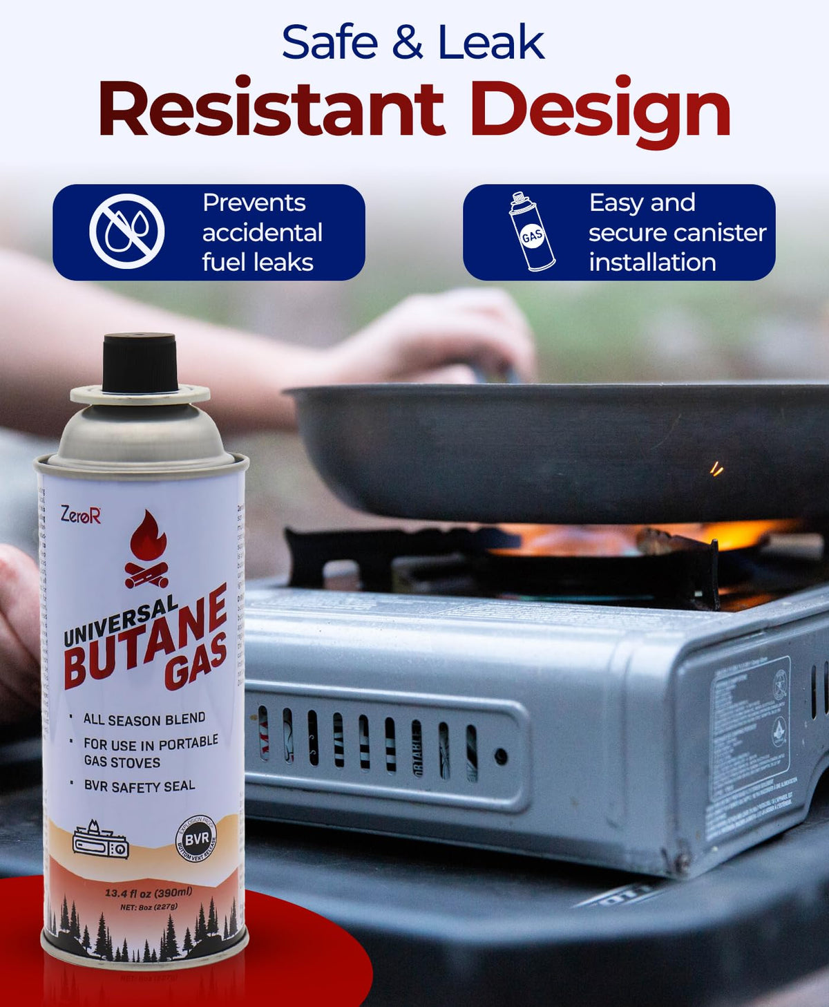 Butane Fuel Canister Cartridge 13.4 fl oz B851764