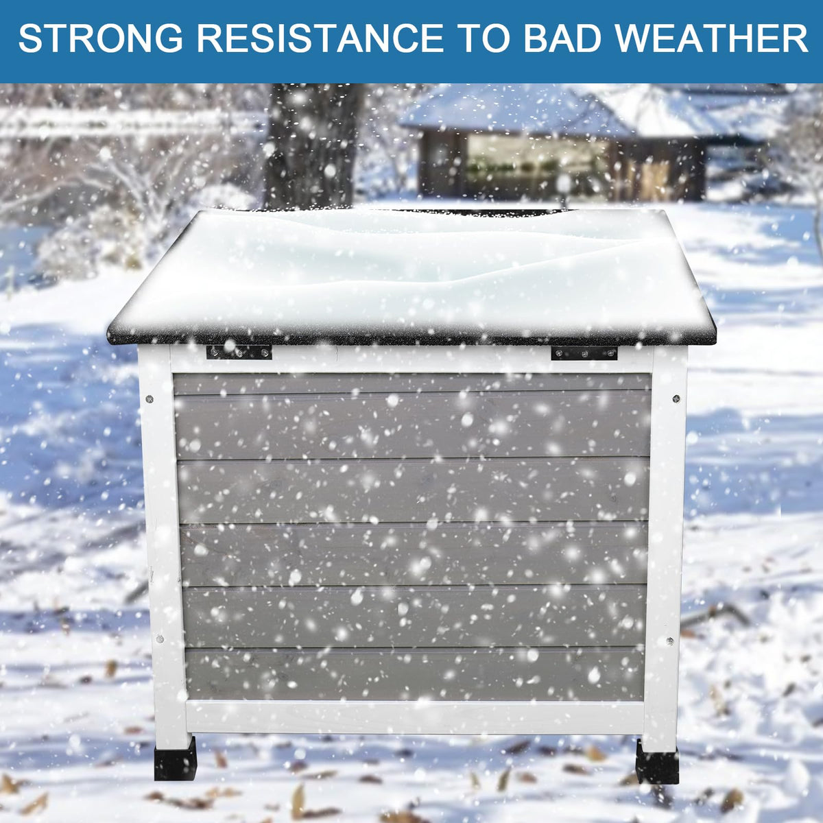 Insulated Weatherproof Outdoor Cat House Z344