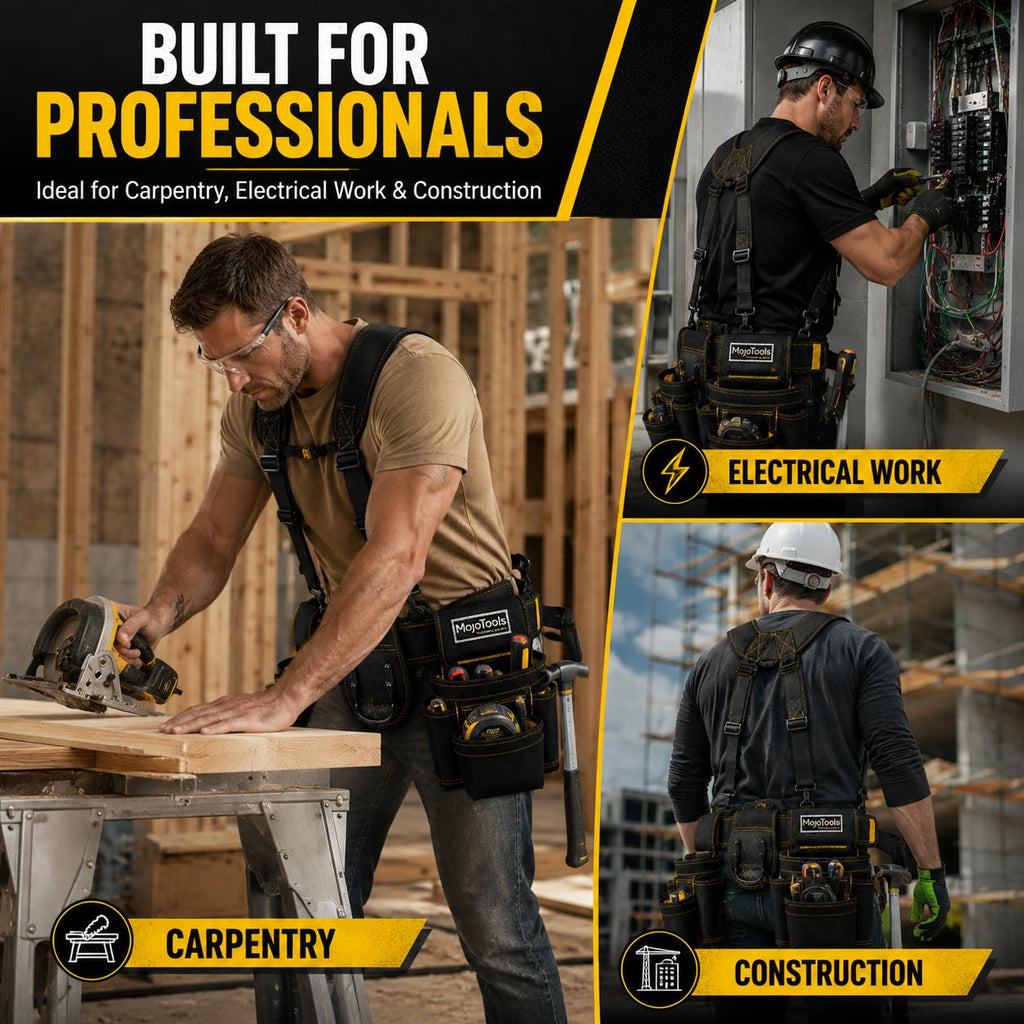 Heavy Duty Tool Belt with Suspenders Q570