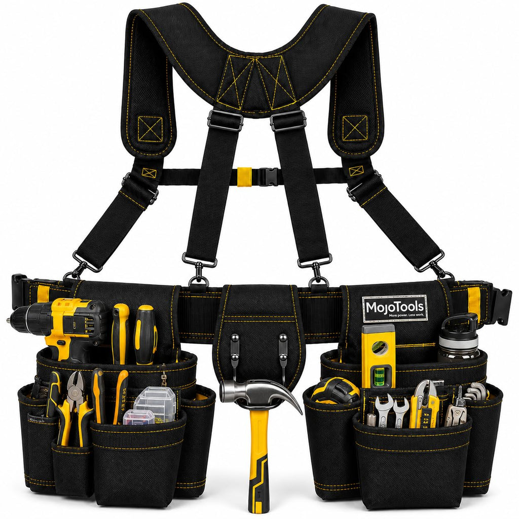 Heavy Duty Tool Belt with Suspenders Q570