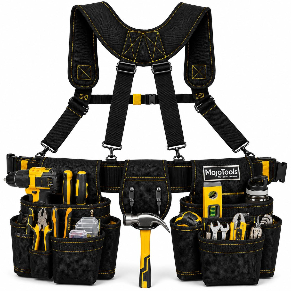 Heavy Duty Tool Belt with Suspenders Q570