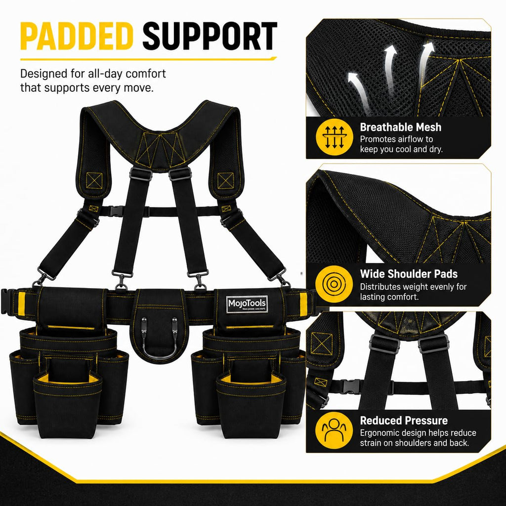 Heavy Duty Tool Belt with Suspenders Q570