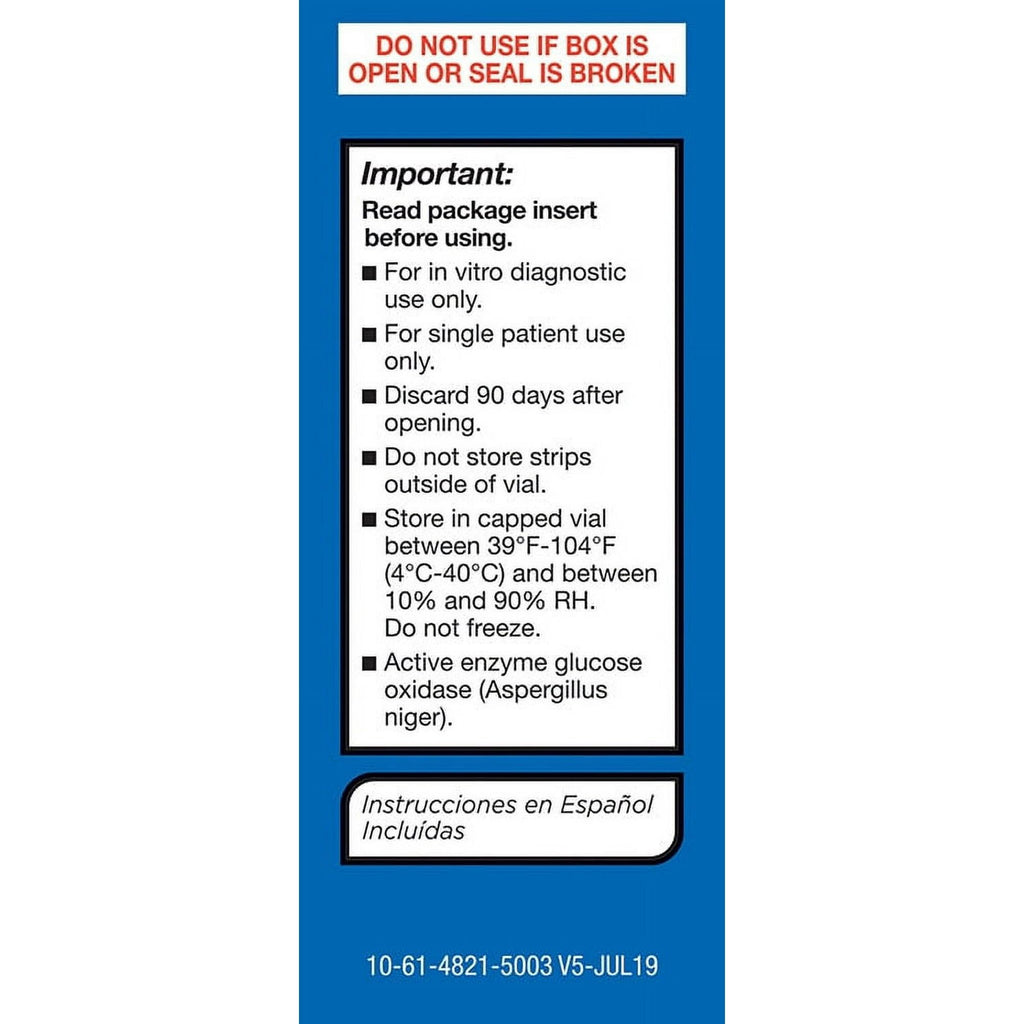 Blood Sugar Test Strips 50ct C59692