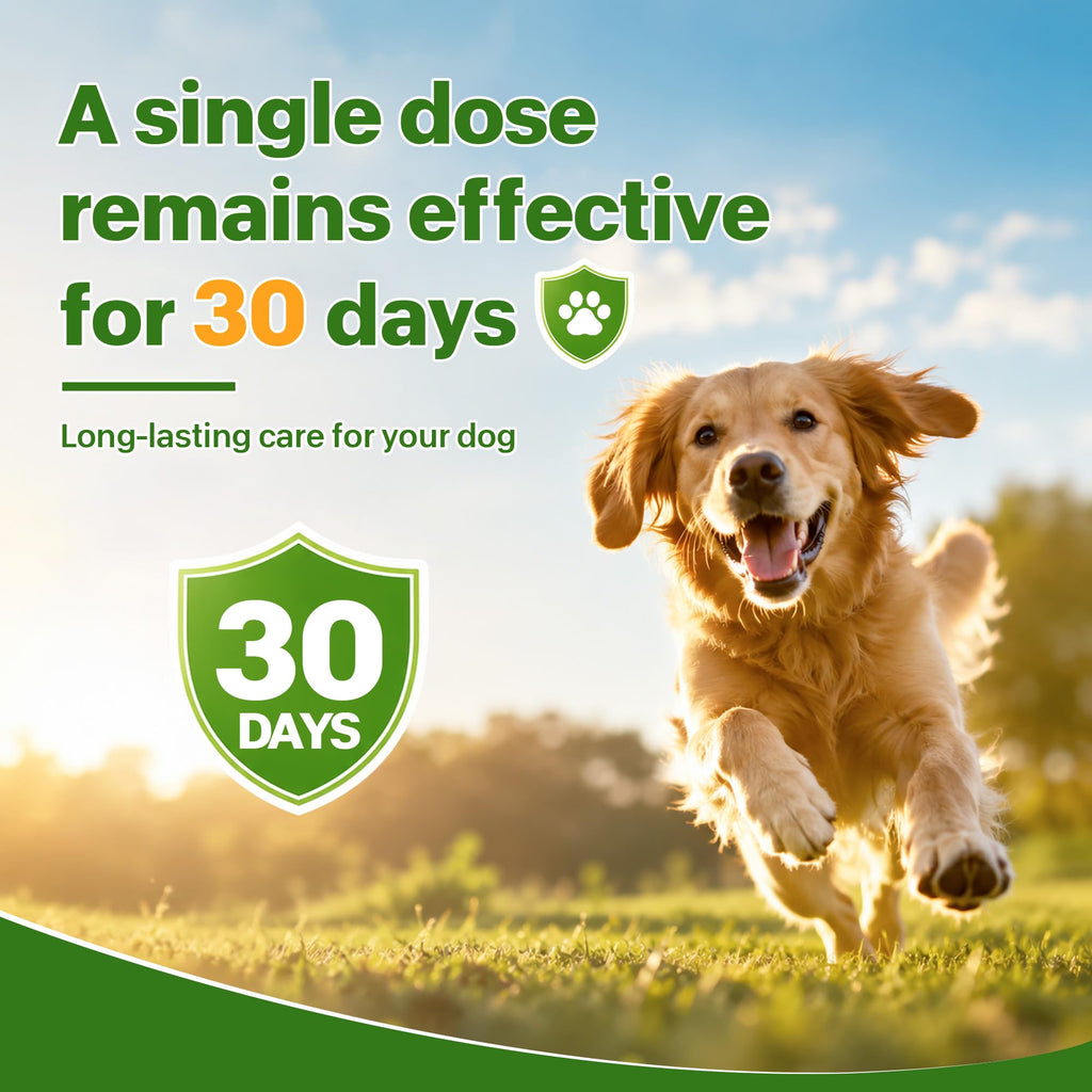 Flea and Tick Prevention for Dogs 5-43 lbs 6 Doses V7770