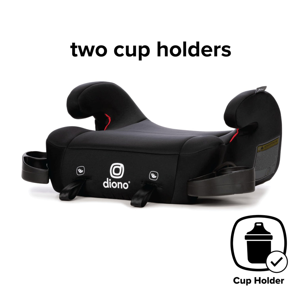 Black Backless Belt-Positioning Booster Seat P5590